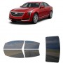 לרכב Cadillac CT6 2016 ציפוי חלונות שחורים רב פעמי סיליקון לחלונות קדמיים, אחוריים ולחלון האחורי