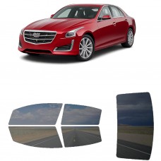 לרכב Cadillac CTS 2016 ציפוי חלונות שחורים רב פעמי סיליקון לחלונות קדמיים, אחוריים ולחלון האחורי