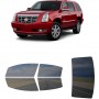 לרכב Cadillac Escalade 2011 ציפוי חלונות שחורים רב פעמי סיליקון לחלונות קדמיים, אחוריים ולחלון האחורי