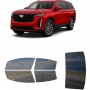 לרכב Cadillac Escalade EscaladeEVS 2023 ציפוי חלונות שחורים רב פעמי סיליקון לחלונות קדמיים, אחוריים ולחלון האחורי