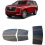 לרכב Cadillac Escalade StandardwheelBase 2021 ציפוי חלונות שחורים רב פעמי סיליקון לחלונות קדמיים, אחוריים ולחלון האחורי