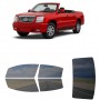 לרכב Cadillac EXT Convertible 2002 ציפוי חלונות שחורים רב פעמי סיליקון לחלונות קדמיים, אחוריים ולחלון האחורי