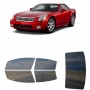 לרכב Cadillac XLR 2004 ציפוי חלונות שחורים רב פעמי סיליקון לחלונות קדמיים, אחוריים ולחלון האחורי