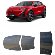 לרכב ChangAn Uni-T 2022 ציפוי חלונות שחורים רב פעמי סיליקון לחלונות קדמיים, אחוריים ולחלון האחורי