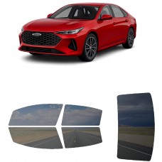 לרכב CHERY Arrizo 8 2022 ציפוי חלונות שחורים רב פעמי סיליקון לחלונות קדמיים, אחוריים ולחלון האחורי