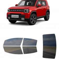 לרכב Chery icar03 2024 ציפוי חלונות שחורים רב פעמי סיליקון לחלונות קדמיים, אחוריים ולחלון האחורי