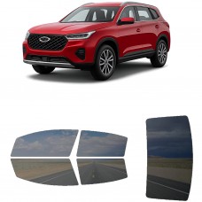 לרכב CHERY Ou Mengda 2022 ציפוי חלונות שחורים רב פעמי סיליקון לחלונות קדמיים, אחוריים ולחלון האחורי