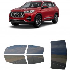 לרכב Chery Tiggo 8 2022 ציפוי חלונות שחורים רב פעמי סיליקון לחלונות קדמיים, אחוריים ולחלון האחורי