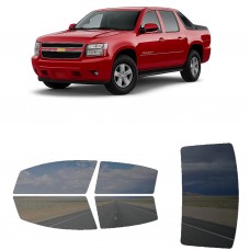 לרכב Chevrolet Avalanche 2007 ציפוי חלונות שחורים רב פעמי סיליקון לחלונות קדמיים, אחוריים ולחלון האחורי