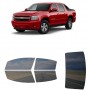 לרכב Chevrolet Avalanche 2007 ציפוי חלונות שחורים רב פעמי סיליקון לחלונות קדמיים, אחוריים ולחלון האחורי