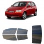 לרכב Chevrolet Aveo Hatchback 2004 ציפוי חלונות שחורים רב פעמי סיליקון לחלונות קדמיים, אחוריים ולחלון האחורי