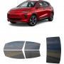 לרכב Chevrolet Bolt EUV 2022 ציפוי חלונות שחורים רב פעמי סיליקון לחלונות קדמיים, אחוריים ולחלון האחורי