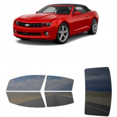 לרכב Chevrolet Camaro Two-door Convertible 2011 ציפוי חלונות שחורים רב פעמי סיליקון לחלונות קדמיים, אחוריים ולחלון האחורי