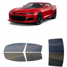לרכב Chevrolet Camaro ZL1 2022 ציפוי חלונות שחורים רב פעמי סיליקון לחלונות קדמיים, אחוריים ולחלון האחורי