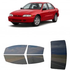 לרכב Chevrolet Cavalier Four-door 1995 ציפוי חלונות שחורים רב פעמי סיליקון לחלונות קדמיים, אחוריים ולחלון האחורי