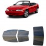 לרכב Chevrolet Cavalier Two-door Convertible 1995 ציפוי חלונות שחורים רב פעמי סיליקון לחלונות קדמיים, אחוריים ולחלון האחורי
