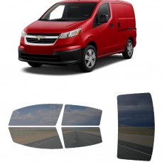 לרכב Chevrolet City Express 2015 ציפוי חלונות שחורים רב פעמי סיליקון לחלונות קדמיים, אחוריים ולחלון האחורי