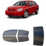 לרכב Chevrolet Cobalt Four-door 2005 ציפוי חלונות שחורים רב פעמי סיליקון לחלונות קדמיים, אחוריים ולחלון האחורי