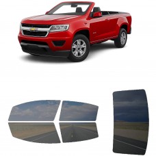 לרכב Chevrolet Colorado Convertible 2015 ציפוי חלונות שחורים רב פעמי סיליקון לחלונות קדמיים, אחוריים ולחלון האחורי