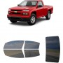 לרכב Chevrolet Colorado PU 2004 ציפוי חלונות שחורים רב פעמי סיליקון לחלונות קדמיים, אחוריים ולחלון האחורי