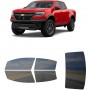 לרכב Chevrolet Colorado ZR2 2021 ציפוי חלונות שחורים רב פעמי סיליקון לחלונות קדמיים, אחוריים ולחלון האחורי