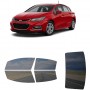 לרכב Chevrolet Cruze Hatchback 2017 ציפוי חלונות שחורים רב פעמי סיליקון לחלונות קדמיים, אחוריים ולחלון האחורי
