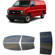 לרכב Chevrolet Express Van 1996 ציפוי חלונות שחורים רב פעמי סיליקון לחלונות קדמיים, אחוריים ולחלון האחורי