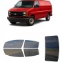 לרכב Chevrolet Express Van 1996 ציפוי חלונות שחורים רב פעמי סיליקון לחלונות קדמיים, אחוריים ולחלון האחורי