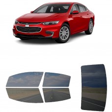 לרכב Chevrolet Malibu 2016 ציפוי חלונות שחורים רב פעמי סיליקון לחלונות קדמיים, אחוריים ולחלון האחורי