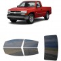 לרכב Chevrolet Silverado PU 1999 ציפוי חלונות שחורים רב פעמי סיליקון לחלונות קדמיים, אחוריים ולחלון האחורי