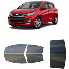 לרכב Chevrolet Spark 1LT 2022 ציפוי חלונות שחורים רב פעמי סיליקון לחלונות קדמיים, אחוריים ולחלון האחורי