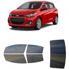 לרכב Chevrolet Spark 2016 ציפוי חלונות שחורים רב פעמי סיליקון לחלונות קדמיים, אחוריים ולחלון האחורי