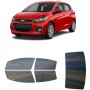 לרכב Chevrolet Spark 2016 ציפוי חלונות שחורים רב פעמי סיליקון לחלונות קדמיים, אחוריים ולחלון האחורי
