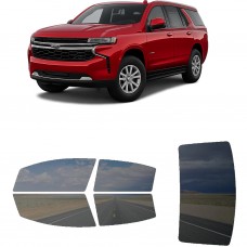 לרכב Chevrolet Tahoe LT 2021 ציפוי חלונות שחורים רב פעמי סיליקון לחלונות קדמיים, אחוריים ולחלון האחורי