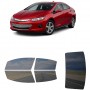לרכב Chevrolet Volt 2016 ציפוי חלונות שחורים רב פעמי סיליקון לחלונות קדמיים, אחוריים ולחלון האחורי