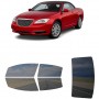 לרכב Chrysler 200 Two-door Convertible 2011 ציפוי חלונות שחורים רב פעמי סיליקון לחלונות קדמיים, אחוריים ולחלון האחורי