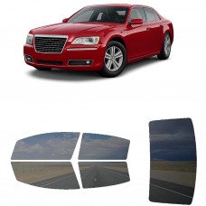 לרכב Chrysler 300 2011 ציפוי חלונות שחורים רב פעמי סיליקון לחלונות קדמיים, אחוריים ולחלון האחורי