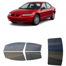 לרכב Chrysler Cirrus 1995 ציפוי חלונות שחורים רב פעמי סיליקון לחלונות קדמיים, אחוריים ולחלון האחורי