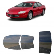 לרכב Chrysler Concorde 1998 ציפוי חלונות שחורים רב פעמי סיליקון לחלונות קדמיים, אחוריים ולחלון האחורי