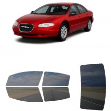 לרכב Chrysler LHS 1998 ציפוי חלונות שחורים רב פעמי סיליקון לחלונות קדמיים, אחוריים ולחלון האחורי