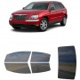 לרכב Chrysler Pacifica 2004 ציפוי חלונות שחורים רב פעמי סיליקון לחלונות קדמיים, אחוריים ולחלון האחורי
