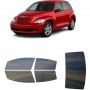 לרכב Chrysler PT Cruiser SUV 2005 ציפוי חלונות שחורים רב פעמי סיליקון לחלונות קדמיים, אחוריים ולחלון האחורי
