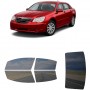 לרכב Chrysler Sebring Four-door Sedan 2007 ציפוי חלונות שחורים רב פעמי סיליקון לחלונות קדמיים, אחוריים ולחלון האחורי
