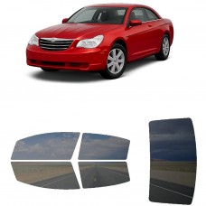 לרכב Chrysler Sebring Hardtop 2008 ציפוי חלונות שחורים רב פעמי סיליקון לחלונות קדמיים, אחוריים ולחלון האחורי