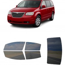 לרכב Chrysler Town & Countny 2008 ציפוי חלונות שחורים רב פעמי סיליקון לחלונות קדמיים, אחוריים ולחלון האחורי