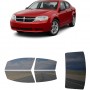 לרכב Dodge Avenger 2008 ציפוי חלונות שחורים רב פעמי סיליקון לחלונות קדמיים, אחוריים ולחלון האחורי