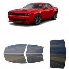 לרכב Dodge Challenger Super Stock 2021 ציפוי חלונות שחורים רב פעמי סיליקון לחלונות קדמיים, אחוריים ולחלון האחורי