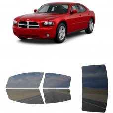 לרכב Dodge Charger 2006 ציפוי חלונות שחורים רב פעמי סיליקון לחלונות קדמיים, אחוריים ולחלון האחורי