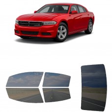 לרכב Dodge Charger 2015 ציפוי חלונות שחורים רב פעמי סיליקון לחלונות קדמיים, אחוריים ולחלון האחורי