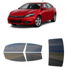 לרכב Dodge Dart 2017 ציפוי חלונות שחורים רב פעמי סיליקון לחלונות קדמיים, אחוריים ולחלון האחורי